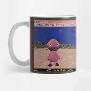 Pink cat Mug